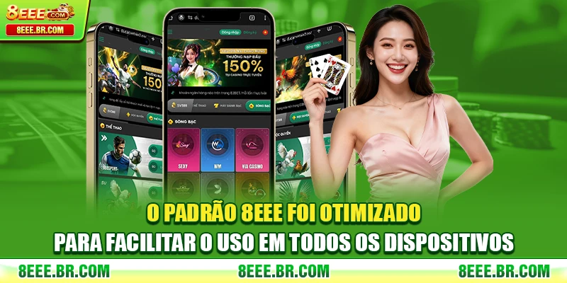 O padrão 8EEE foi otimizado para facilitar o uso em todos os dispositivos