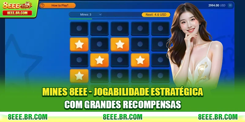 Mines 8EEE - Jogabilidade Estratégica com Grandes Recompensas