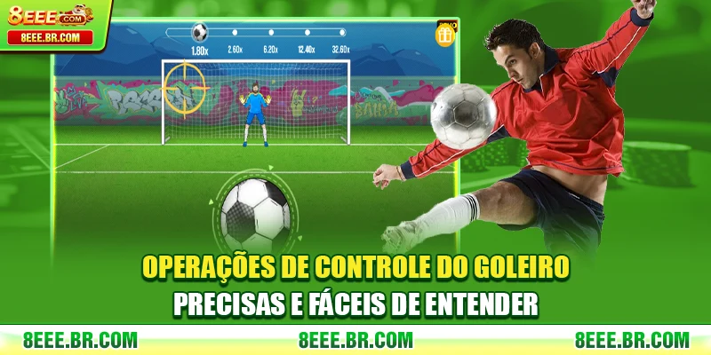 Operações de controle do goleiro precisas e fáceis de entender